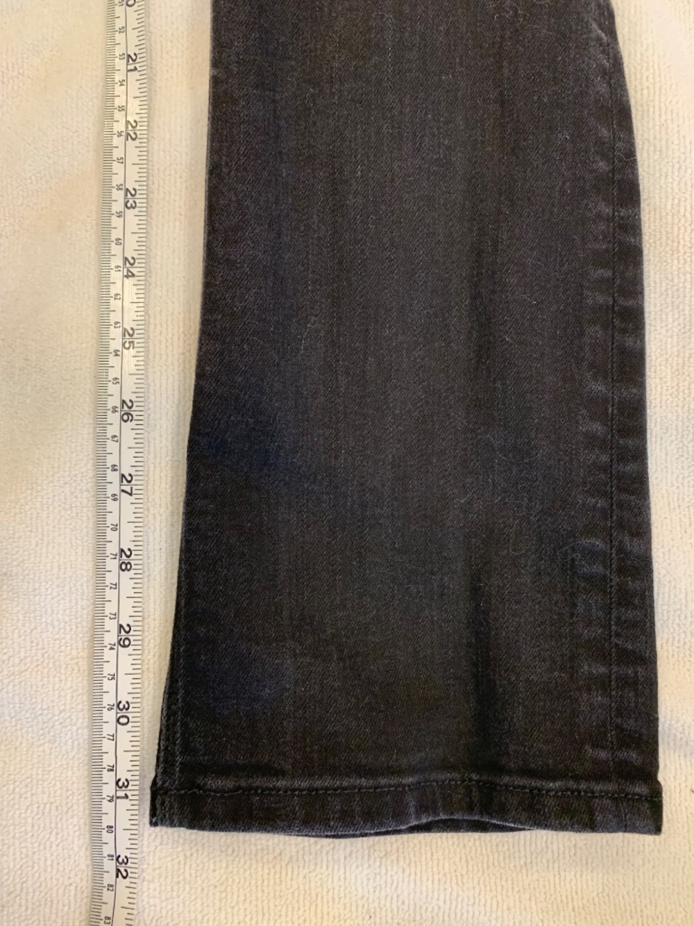 Volcom Vorta Slim Straight Black Jeans Men 33 Skate Streetwear Stretch Denim - Picture 7 of 7